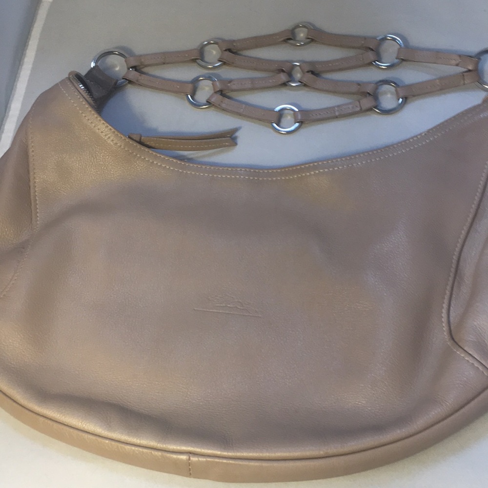 Longchamp Bag/Purse With Silver Strap